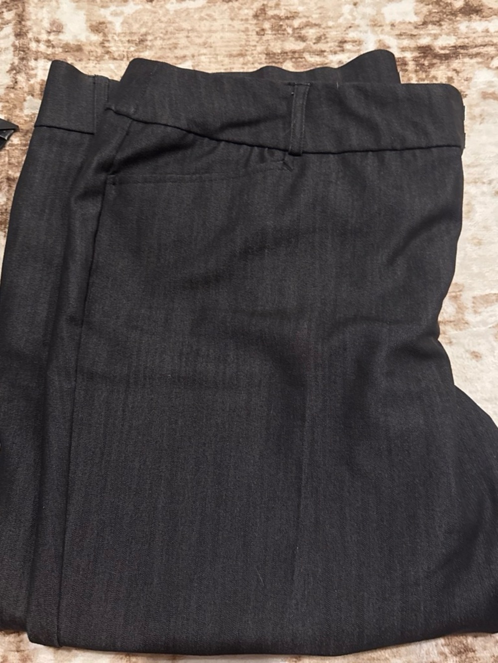 CJ Banks Black Straight-Leg Women's Pants